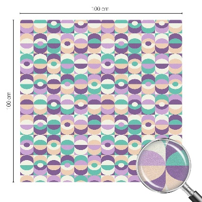 Película de privacidade para janela efeito vitral Padrões coloridos