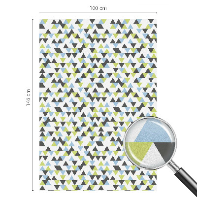 Película vidro janela privacidade Triângulos geométricos