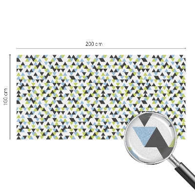 Película vidro janela privacidade Triângulos geométricos