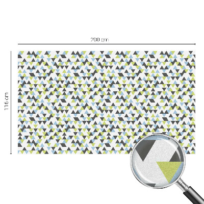Película vidro janela privacidade Triângulos geométricos