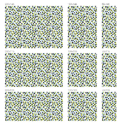 Película vidro janela privacidade Triângulos geométricos