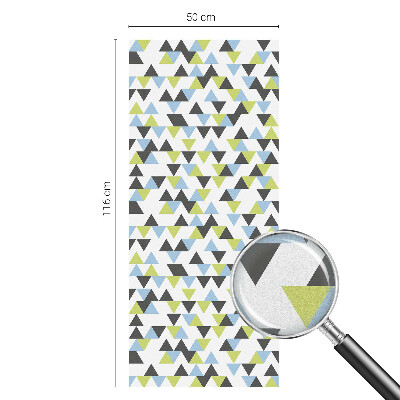 Película vidro janela privacidade Triângulos geométricos