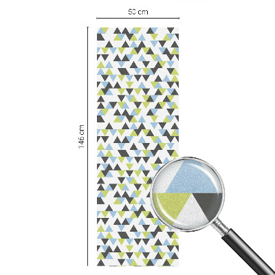 Película vidro janela privacidade Triângulos geométricos
