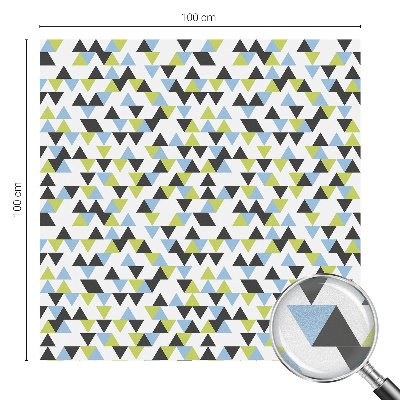 Película vidro janela privacidade Triângulos geométricos