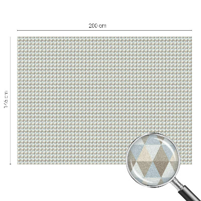 Película decorativa para janela privacidade Triângulos geométricos