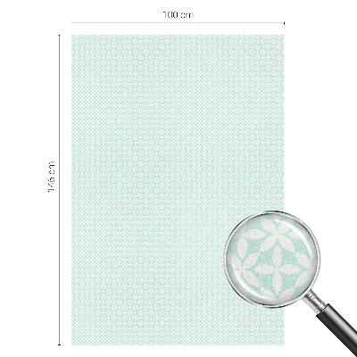 Vinil para vidro privacidade padrão vitral Simetria floral