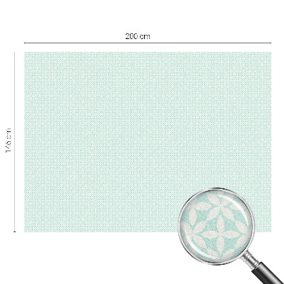 Vinil para vidro privacidade padrão vitral Simetria floral