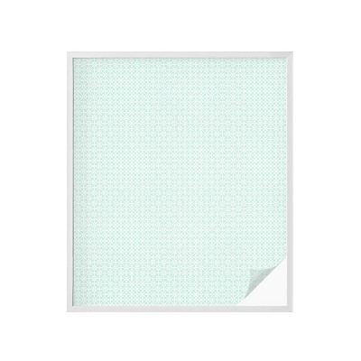 Vinil para vidro privacidade padrão vitral Simetria floral