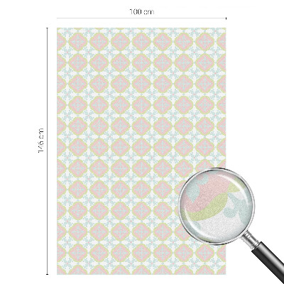 Película vidro janela privacidade Ornamento em tons pastel