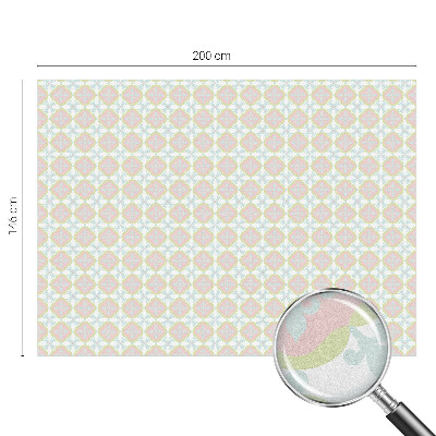 Película vidro janela privacidade Ornamento em tons pastel