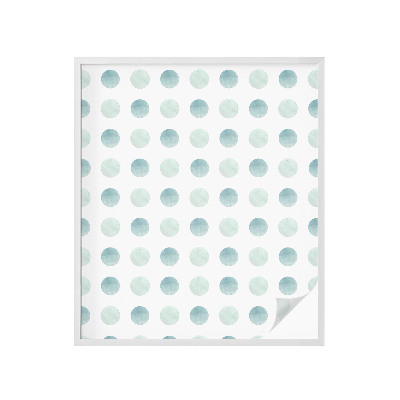 Película de privacidade para janela efeito vitral Círculos delicados