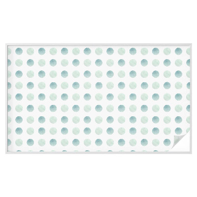 Película de privacidade para janela efeito vitral Círculos delicados