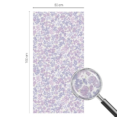 Película vidro janela privacidade Leveza floral