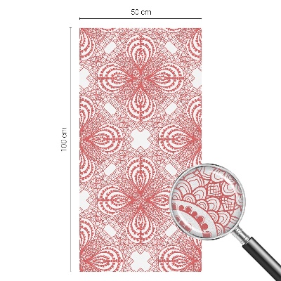 Película de vidro vitral autocolante Padrões de renda