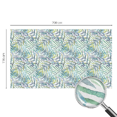 Película decorativa para janela privacidade Aquarela tropical