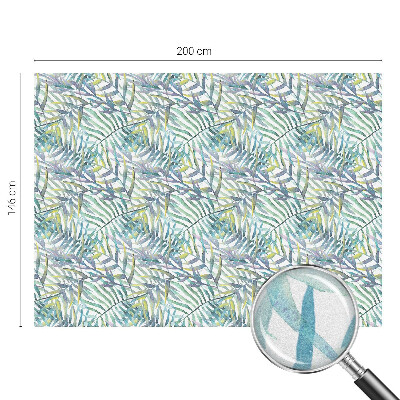 Película decorativa para janela privacidade Aquarela tropical