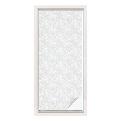 Película de vidro vitral autocolante Padrões geométricos