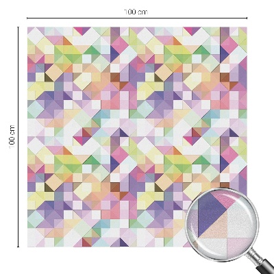 Película vidro janela privacidade Mosaico abstrato