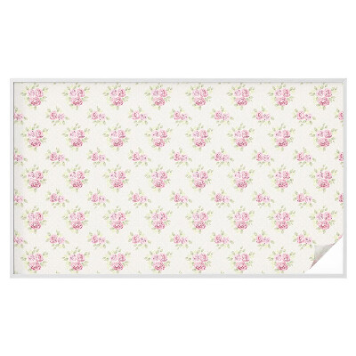 Película de vidro vitral autocolante Estampa floral