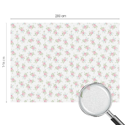 Película vidro janela privacidade Rosas românticas