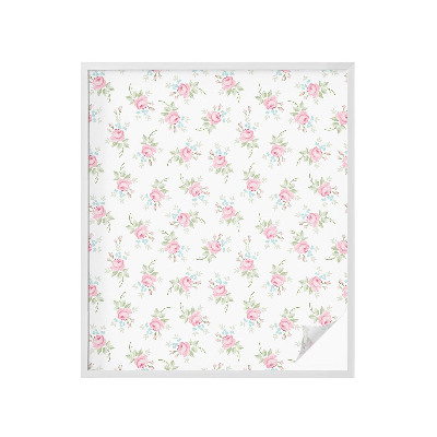 Película vidro janela privacidade Rosas românticas