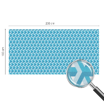 Vinil para vidro privacidade padrão vitral cubos geométricos