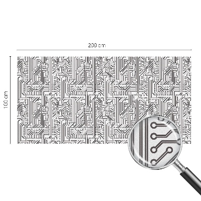 Película decorativa para janela privacidade Tema técnico