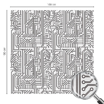 Película decorativa para janela privacidade Tema técnico