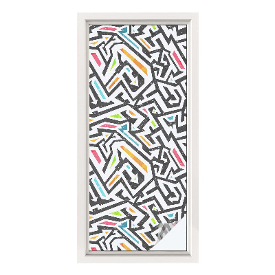 Película vidro janela privacidade Geometria abstrata