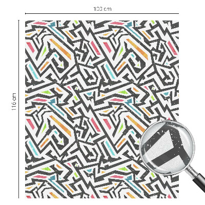 Película vidro janela privacidade Geometria abstrata