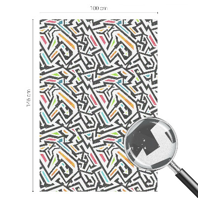 Película vidro janela privacidade Geometria abstrata