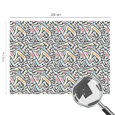 Película vidro janela privacidade Geometria abstrata