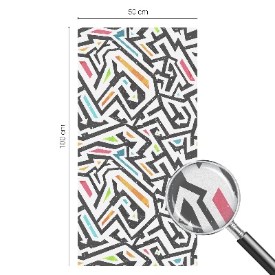 Película vidro janela privacidade Geometria abstrata