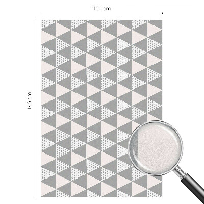 Vinil para vidro privacidade padrão vitral Geometria moderna