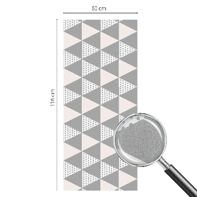 Vinil para vidro privacidade padrão vitral Geometria moderna