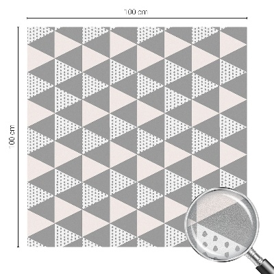 Vinil para vidro privacidade padrão vitral Geometria moderna