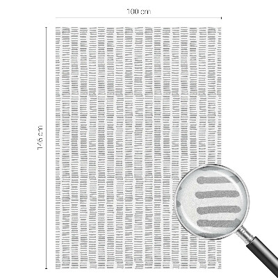 Película de vidro vitral autocolante Linhas minimalistas