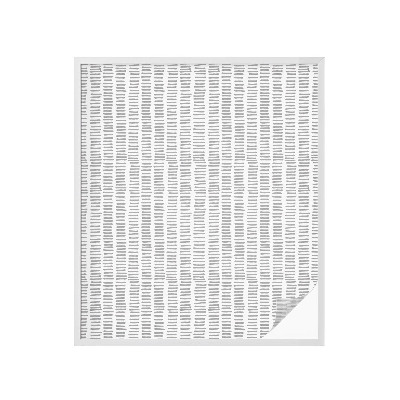 Película de vidro vitral autocolante Linhas minimalistas