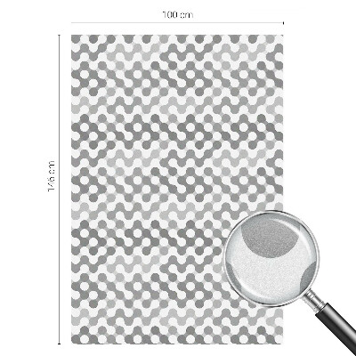 Película decorativa para janela privacidade Geometria ondulatória