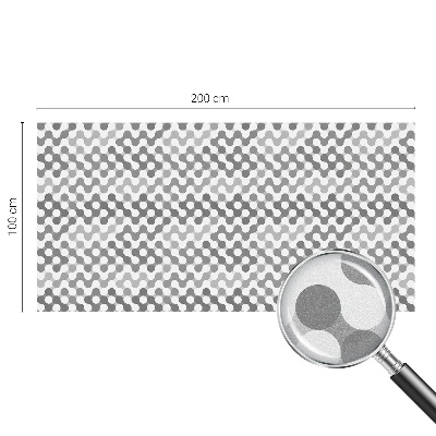 Película decorativa para janela privacidade Geometria ondulatória