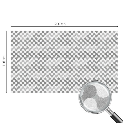 Película decorativa para janela privacidade Geometria ondulatória