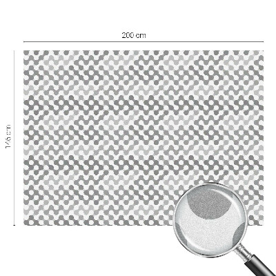 Película decorativa para janela privacidade Geometria ondulatória