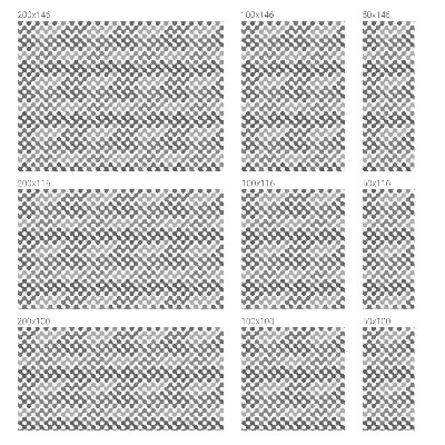 Película decorativa para janela privacidade Geometria ondulatória