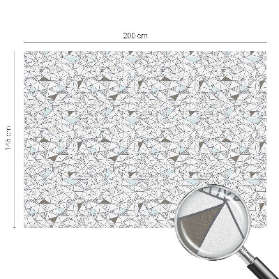 Vinil para vidro privacidade padrão vitral Formas abstratas