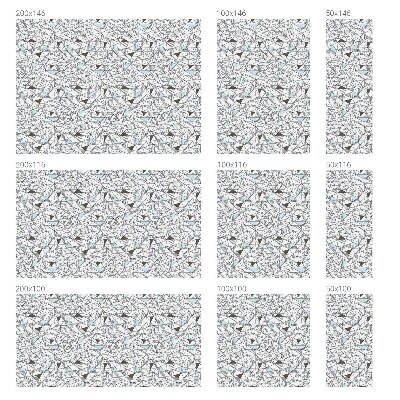 Vinil para vidro privacidade padrão vitral Formas abstratas