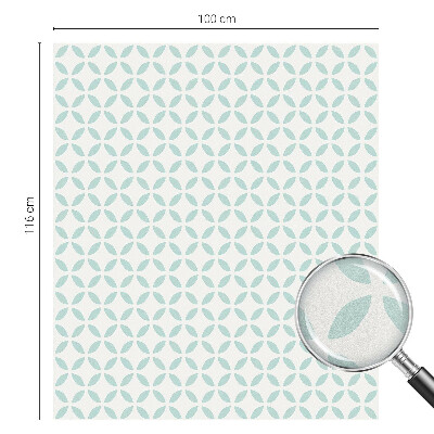 Película de privacidade para janela efeito vitral Formas abstratas