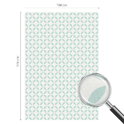 Película de privacidade para janela efeito vitral Formas abstratas