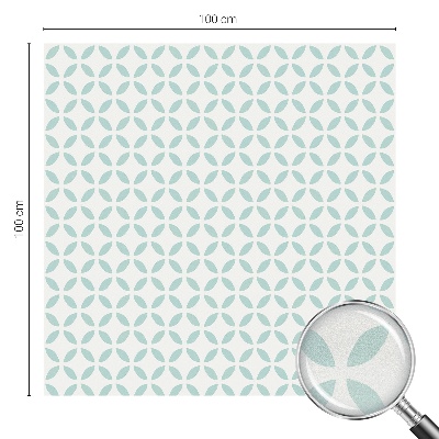 Película de privacidade para janela efeito vitral Formas abstratas