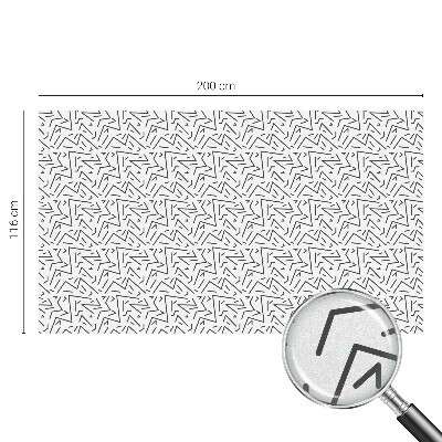 Película vidro janela privacidade ziguezagues abstratos