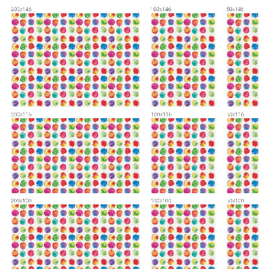 Película de vidro vitral autocolante Círculos coloridos